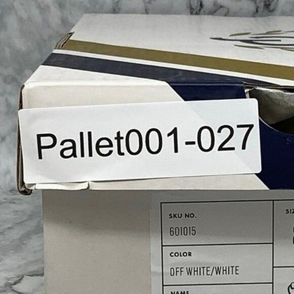 Official Program Sz 8 Off White/White STU-90 Leather Canvas Sneaker P1-27 - Picture 11 of 11